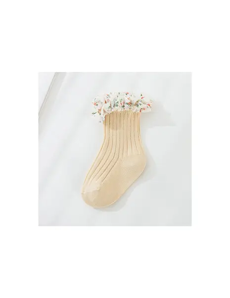 Sosete Frilly Ruffle crem