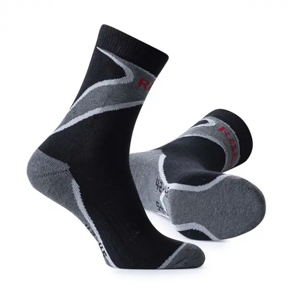Sosete negre 50% bumbac, culoarea negru, Ardon R8ED 39-41, NEGRU-GRI