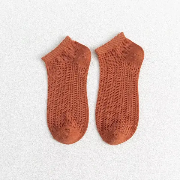 Sosete pentru dama, SS240, Portocaliu, marime universala (35-39)