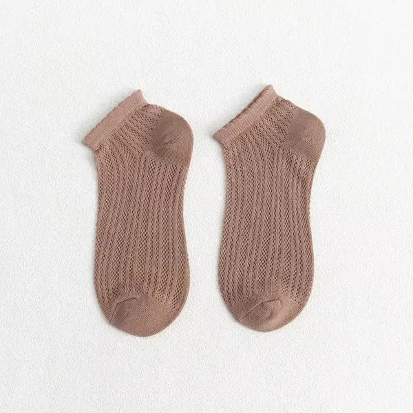 Sosete pentru dama, SS244, Maro, marime universala (35-39)
