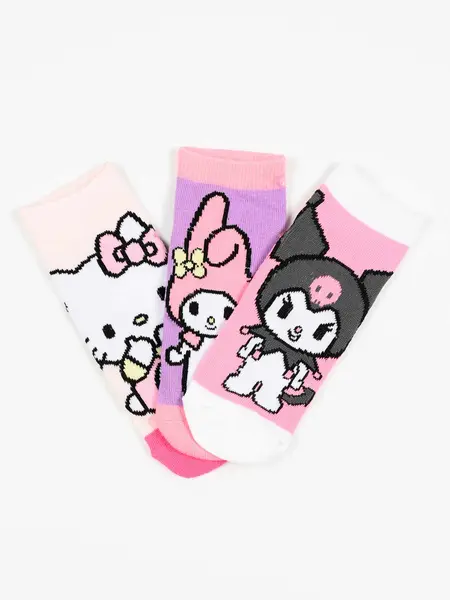 Sosete – Set de 3 perechi Hello Kitty