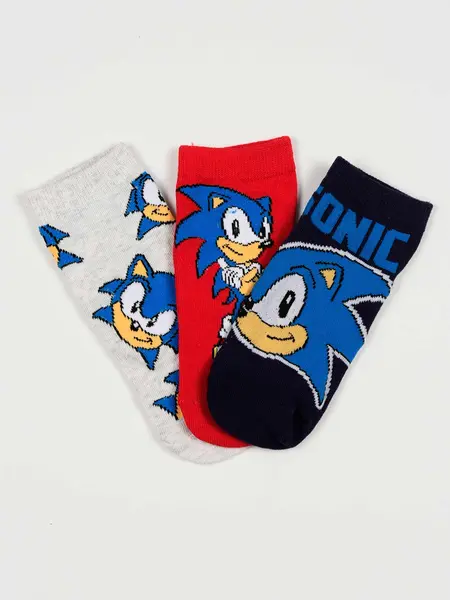 Sosete – Set de 3 perechi Sonic