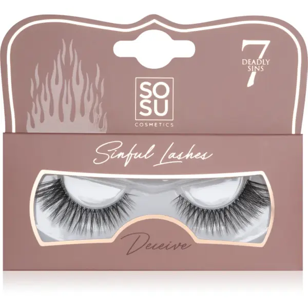 SOSU Cosmetics 7 Deadly Sins Lashes gene false Deceive 1 buc