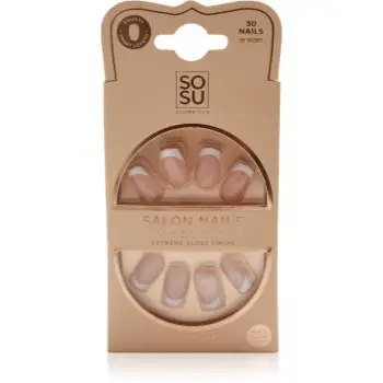 SOSU Cosmetics Salon Nails French Mani unghii artificiale