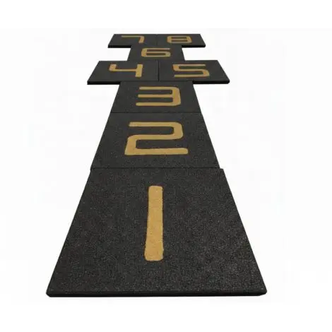 ȘOTRON din dale de cauciuc 500X500X20 mm - Negru