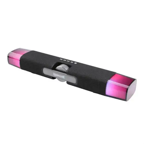 Soundbar Redragon Dora, iluminare RGB, Bluetooth, 10W (Negru)