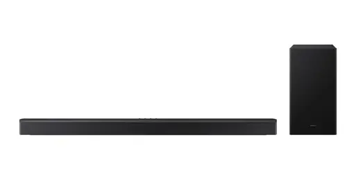 Soundbar Samsung HW-B750F, 5.1, 400W, Bluetooth, Wi-Fi, Subwoofer wireless, Dolby Audio, HDMI eARC (Negru)