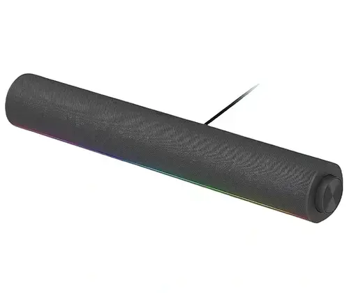 Soundbar Xiaomi Desktop Speaker QBH4276GL, Bluetooth, Stereo, Lumini RGB, Microfon (Negru)
