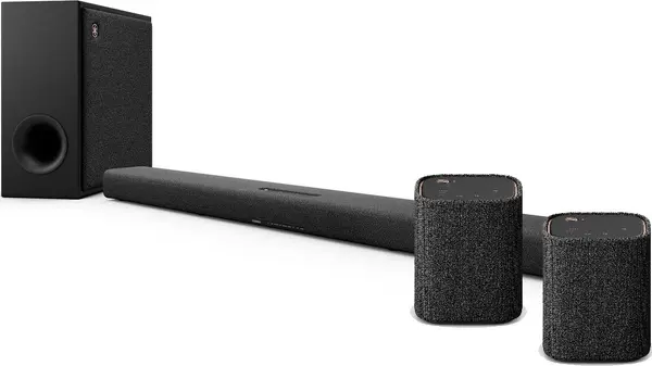 Soundbar Yamaha - True Wireless Surround System, 2.1, gri închis
