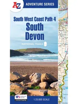 South West Coast Path 4 – South Devon. With Ordnance Survey Mapping, 4 Revised edition, Paperback/A-Z Maps