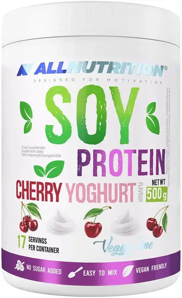 Soy Protein, iaurt cu cireșe, 500 g, AllNutrition