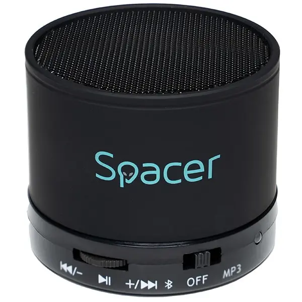 spacer Boxa Portabila Spacer Topper, 3W, Bluetooth, Negru