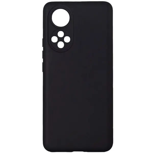 spacer Husa telefon Huawei Nova 9 - Spacer, Tip back cover, Material flexibil silicon + interior cu microfibra, Negru, SPPC-HU-N9-SLK