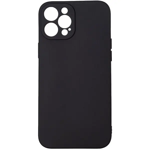 spacer Husa telefon Iphone 12 Pro Max - Spacer, Grosime 1.5 mm, Material flexibil TPU, Negru, SPPC-AP-IP12PM-TPU