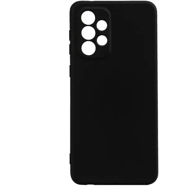 spacer Husa telefon Samsung Galaxy A33 - Spacer, Grosime 2 mm, Material flexibil silicon + interior cu microfibra, Negru, SPPC-SM-GX-A33-SLK