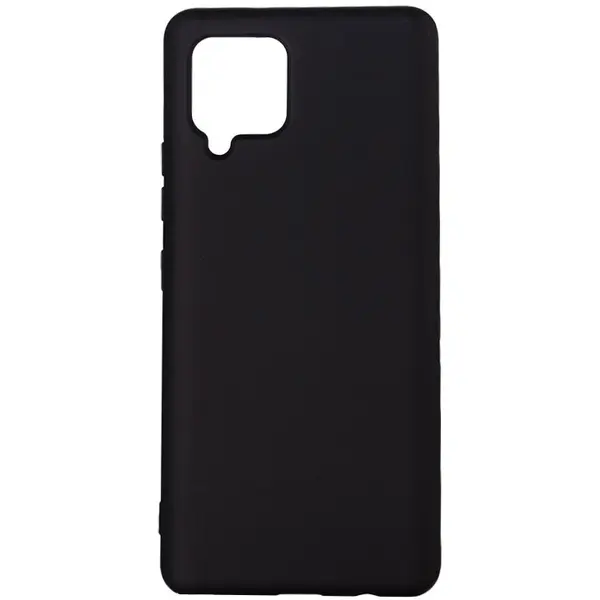 spacer Husa telefon Samsung Galaxy A42 - Spacer, Grosime 2 mm, Material flexibil silicon + interior cu microfibra, Negru, SPPC-SM-GX-A42-SLK