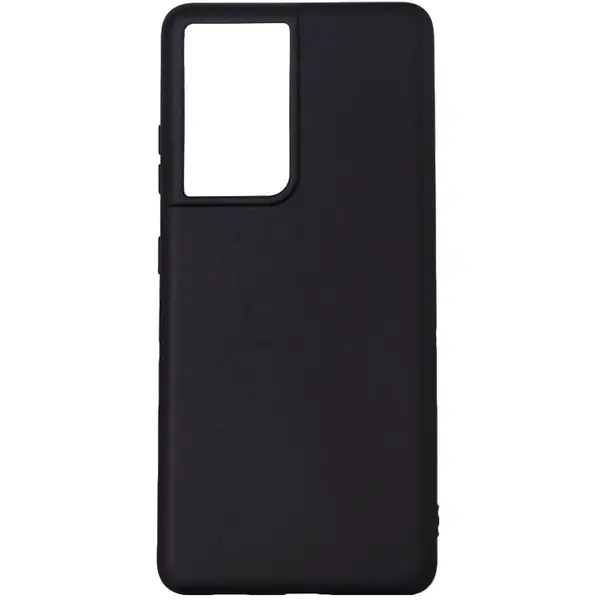 spacer Husa telefon Samsung Galaxy S21 Ultra Spacer, Grosime 1.5 mm, Material flexibil TPU, Negru SPPC-SM-GX-S21U-TPU