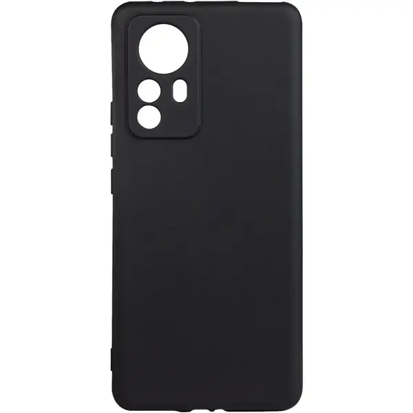 spacer Husa telefon Xiaomi 12 Pro - Spacer, Grosime 2 mm, Material flexibil silicon + interior cu microfibra, Negru, SPPC-XI-12P-SLK
