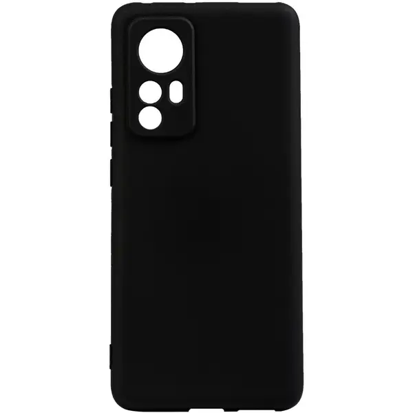 spacer Husa telefon Xiaomi 12 X - Spacer, Grosime 2 mm, Material flexibil silicon + interior cu microfibra, Negru, SPPC-XI-12X-SLK
