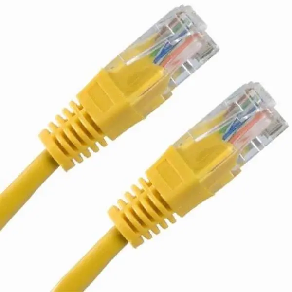 spacer PATCH CORD UTP SPACER Cat5e, 0.5m, galben, SP-PT-CAT5-0.5M-Y