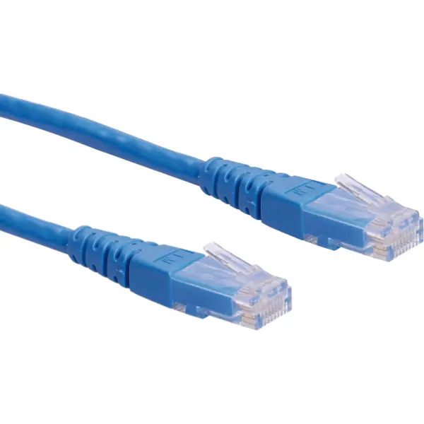 spacer PATCH CORD UTP SPACER Cat5e, 1m, albastru, SP-PT-CAT5-1M-BL