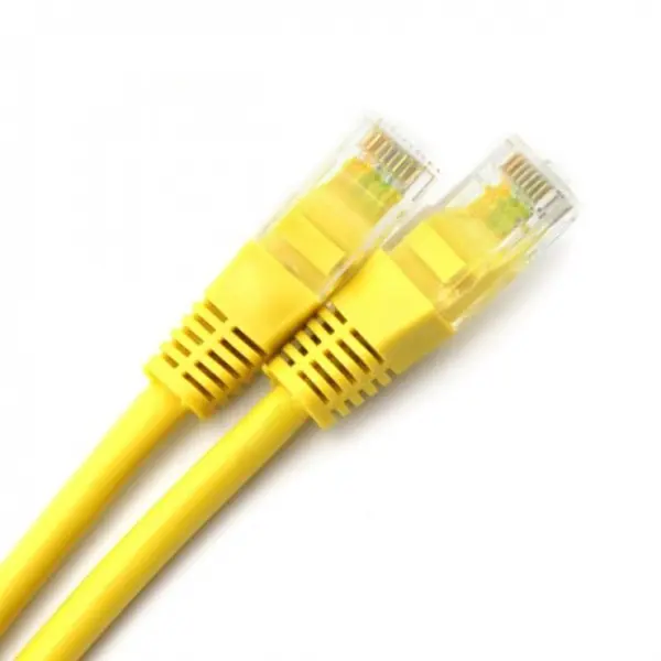 spacer PATCH CORD UTP SPACER Cat5e, 1m, galben, SP-PT-CAT5-1M-Y