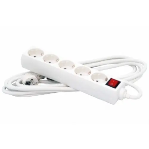 spacer Priza cu protectie - prelungitor 5 prize, 3m, Spacer Defender 'PP-5-30'