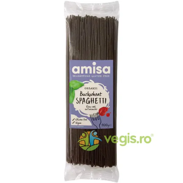 Spaghete din Hrisca Integrala Ecologice/Bio 500g