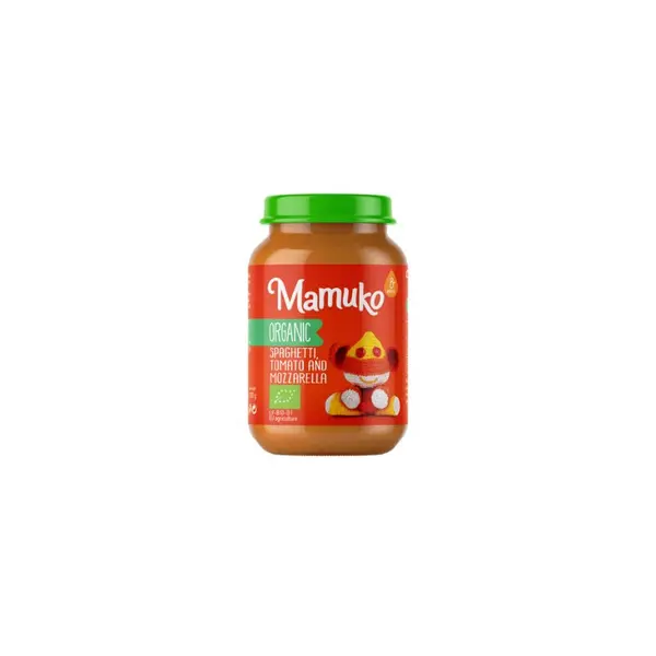 Spaghetti cu rosii si mozzarella bio 8+ luni 190g Mamuko