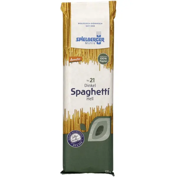 Spaghetti din grau alb spelta, eco - 500 g