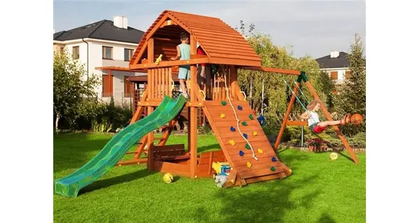 Spatiu de joaca Fungoo Giant cu leagane