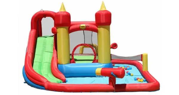 Spatiu de joaca gonflabil cu tobogan Splash Funland 9016 Happy Hop