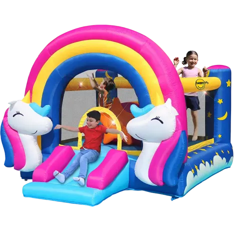 Spatiu de joaca gonflabil Fantasy Unicron happyHop 8004