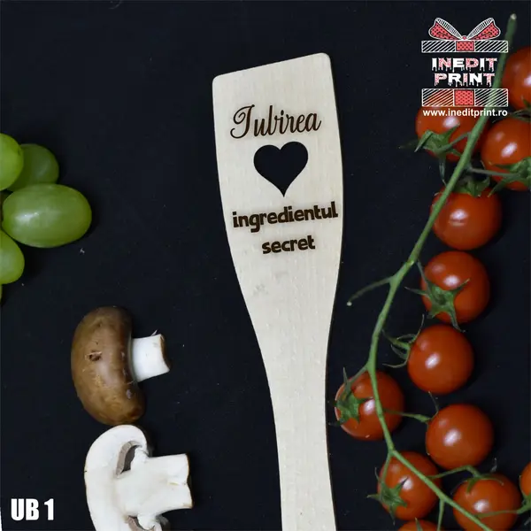 Spatula cu inima personalizata Ingredientul secret UB1