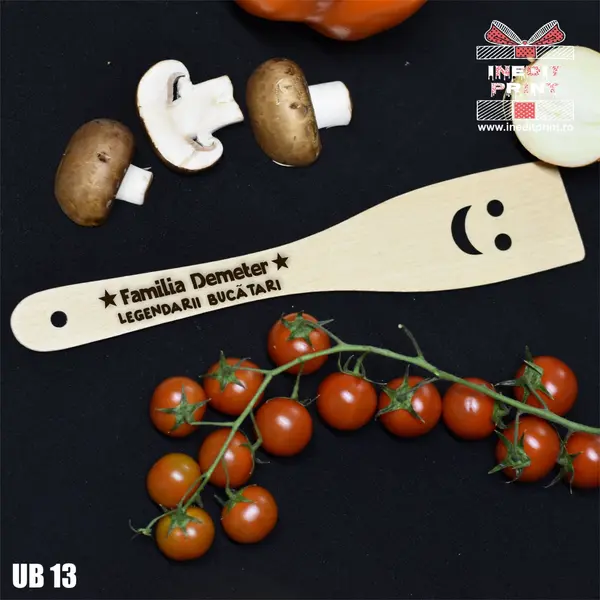 Spatula cu zambet personalizata Legendarii Bucatari UB13