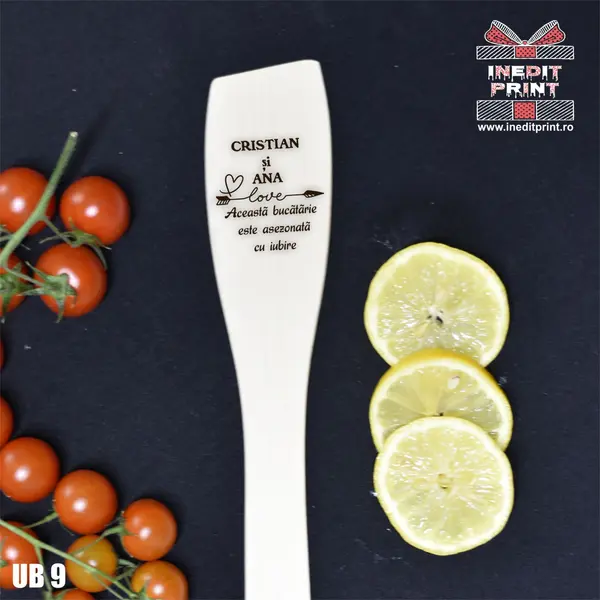 Spatula dreapta personalizata Iubire UB9