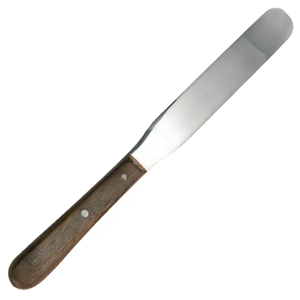 Spatula inox dreapta PRIMA, 21 cm, pentru aplicare ceara si parafina