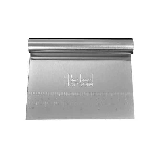 Spatula pentru Taiat Aluat, Inox, 15 x 12 cm, Perfect Home