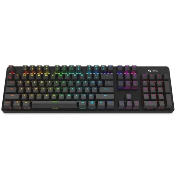 SPC Gear Tastatura gaming mecanica SPC Gear GK540 Magna, iluminare RGB, software macro, switch Kailh Blue, Negru