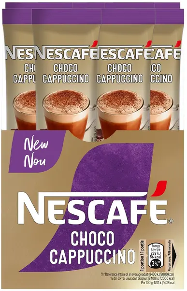 Specialitate de cafea instant NESCAFÉ - Choco Cappuccino, 8 х 14 g