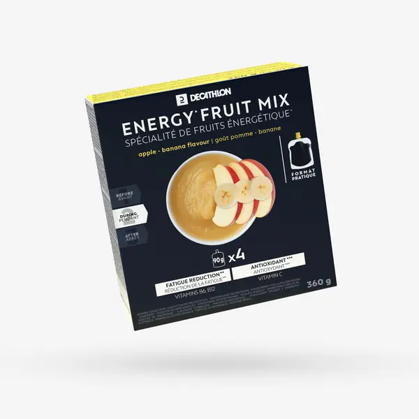 Specialitate energizantă cu fructe, mere și banane 4 x 90g