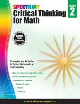 Spectrum Critical Thinking for Math, Grade 2, Paperback/Spectrum