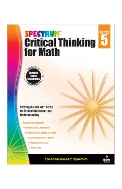 Spectrum Critical Thinking for Math, Grade 5 - Spectrum