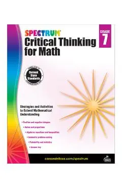 Spectrum Critical Thinking for Math, Grade 7 - Spectrum