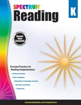 Spectrum Reading Workbook, Grade K, Paperback/Spectrum