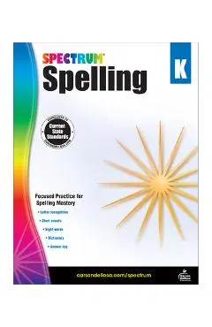 Spectrum Spelling, Grade K - Spectrum