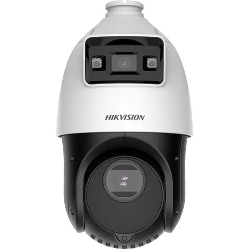Speed dome IP AcuSense Hikvision DS-2SE4C415MWG-E14F0, 4MP, lentila 2.8mm si 4.8~72mm, 15X, lumina alba 30m, IR 100m, Audio, Alarma, PoE+, IP66