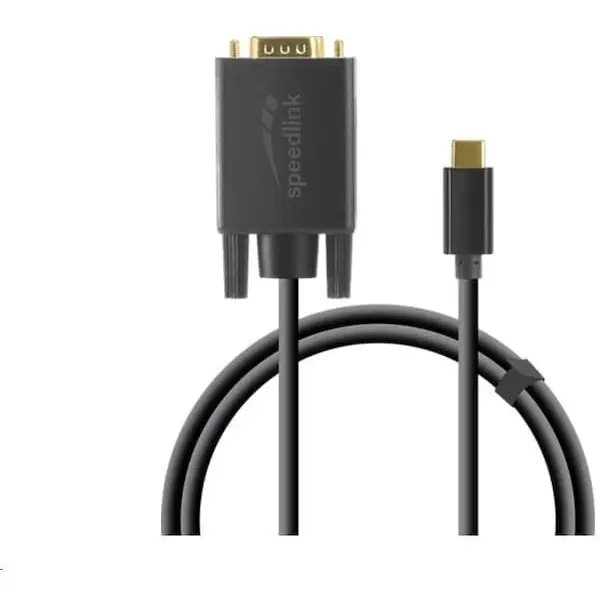 SpeedLink Cablu Speedlink SL-180029-BK, USB-C la VGA, 1.8 m, Negru