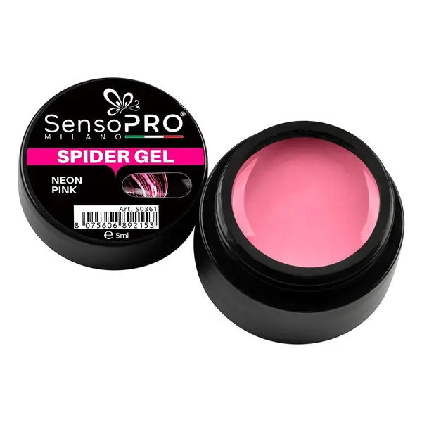 Spider Gel SensoPRO Neon Pink, 5 ml