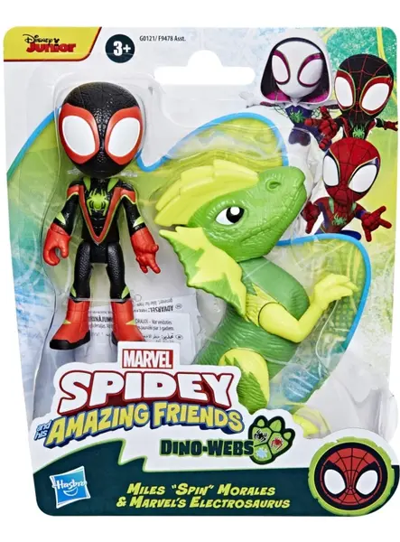 Spidey And His Amazing Friends Hero Dino Webs Miles (g0121)